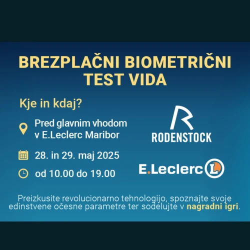 Optocenter | Optika Minus 50 - Brezplačni biometrični test vida z napravo DNEye® Scanner Rodenstock